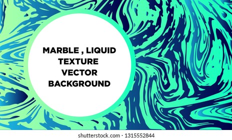 Mixture of acrylic paints. Liquid marble texture. Fluid art. Applicable for design cover, presentation, invitation, flyer, annual report, poster and business card, desing packaging - Vector
