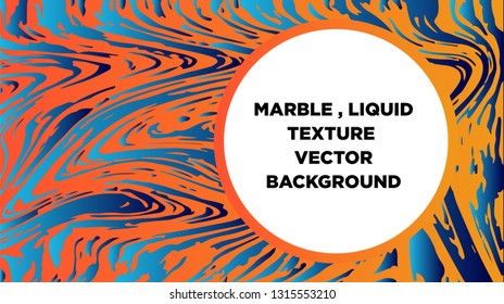 Mixture of acrylic paints. Liquid marble texture. Fluid art. Applicable for design cover, presentation, invitation, flyer, annual report, poster and business card, desing packaging - Vector
