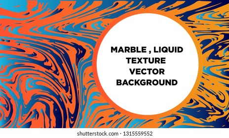 Mixture of acrylic paints. Liquid marble texture. Fluid art. Applicable for design cover, presentation, invitation, flyer, annual report, poster and business card, desing packaging - Vector