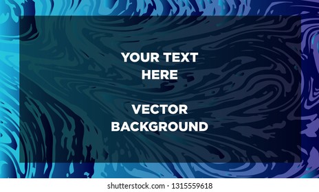 Mixture of acrylic paints. Liquid marble texture. Fluid art. Applicable for design cover, presentation, invitation, flyer, annual report, poster and business card, desing packaging - Vector