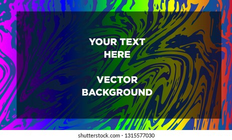 Mixture of acrylic paints. Liquid marble texture. Fluid art. Applicable for design cover, presentation, invitation, flyer, annual report, poster and business card, desing packaging - Vector