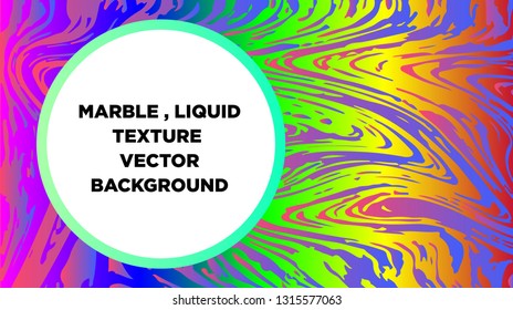 Mixture of acrylic paints. Liquid marble texture. Fluid art. Applicable for design cover, presentation, invitation, flyer, annual report, poster and business card, desing packaging - Vector