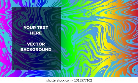 Mixture of acrylic paints. Liquid marble texture. Fluid art. Applicable for design cover, presentation, invitation, flyer, annual report, poster and business card, desing packaging - Vector