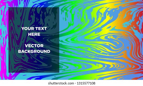 Mixture of acrylic paints. Liquid marble texture. Fluid art. Applicable for design cover, presentation, invitation, flyer, annual report, poster and business card, desing packaging - Vector