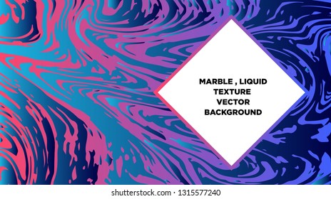 Mixture of acrylic paints. Liquid marble texture. Fluid art. Applicable for design cover, presentation, invitation, flyer, annual report, poster and business card, desing packaging - Vector