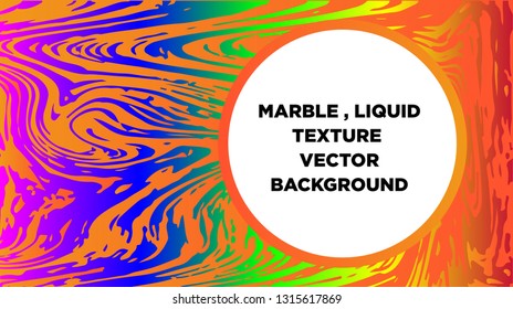 Mixture of acrylic paints. Liquid marble texture. Fluid art. Applicable for design cover, presentation, invitation, flyer, annual report, poster and business card, desing packaging - Vector
