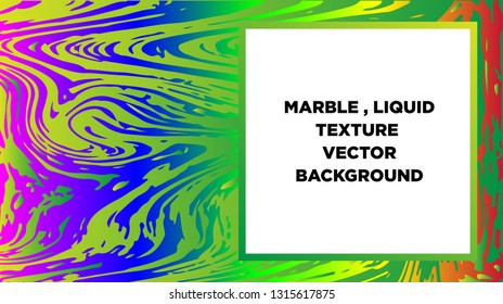 Mixture of acrylic paints. Liquid marble texture. Fluid art. Applicable for design cover, presentation, invitation, flyer, annual report, poster and business card, desing packaging - Vector