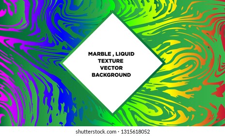 Mixture of acrylic paints. Liquid marble texture. Fluid art. Applicable for design cover, presentation, invitation, flyer, annual report, poster and business card, desing packaging - Vector