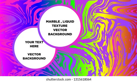 Mixture of acrylic paints. Liquid marble texture. Fluid art. Applicable for design cover, presentation, invitation, flyer, annual report, poster and business card, desing packaging - Vector