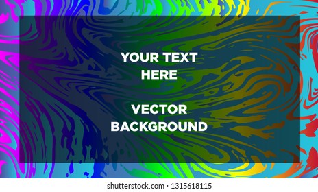 Mixture of acrylic paints. Liquid marble texture. Fluid art. Applicable for design cover, presentation, invitation, flyer, annual report, poster and business card, desing packaging - Vector