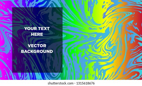 Mixture of acrylic paints. Liquid marble texture. Fluid art. Applicable for design cover, presentation, invitation, flyer, annual report, poster and business card, desing packaging - Vector