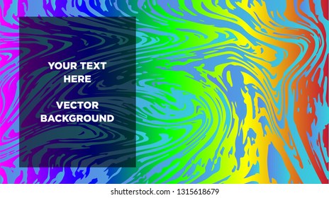 Mixture of acrylic paints. Liquid marble texture. Fluid art. Applicable for design cover, presentation, invitation, flyer, annual report, poster and business card, desing packaging - Vector