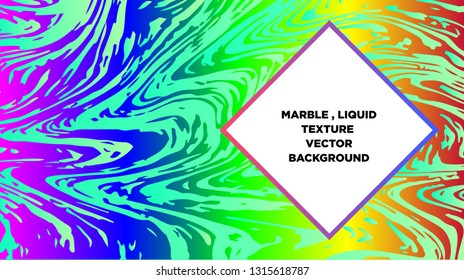 Mixture of acrylic paints. Liquid marble texture. Fluid art. Applicable for design cover, presentation, invitation, flyer, annual report, poster and business card, desing packaging - Vector
