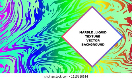 Mixture of acrylic paints. Liquid marble texture. Fluid art. Applicable for design cover, presentation, invitation, flyer, annual report, poster and business card, desing packaging - Vector