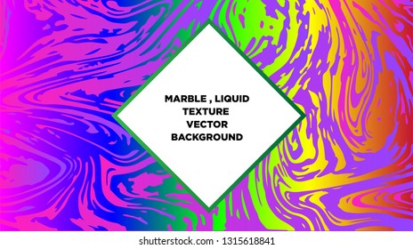 Mixture of acrylic paints. Liquid marble texture. Fluid art. Applicable for design cover, presentation, invitation, flyer, annual report, poster and business card, desing packaging - Vector