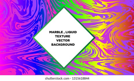 Mixture of acrylic paints. Liquid marble texture. Fluid art. Applicable for design cover, presentation, invitation, flyer, annual report, poster and business card, desing packaging - Vector