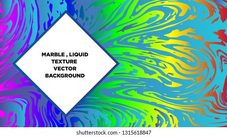 Mixture of acrylic paints. Liquid marble texture. Fluid art. Applicable for design cover, presentation, invitation, flyer, annual report, poster and business card, desing packaging - Vector
