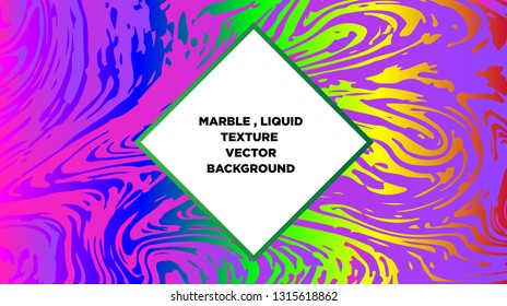 Mixture of acrylic paints. Liquid marble texture. Fluid art. Applicable for design cover, presentation, invitation, flyer, annual report, poster and business card, desing packaging - Vector