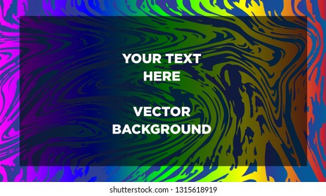 Mixture of acrylic paints. Liquid marble texture. Fluid art. Applicable for design cover, presentation, invitation, flyer, annual report, poster and business card, desing packaging - Vector