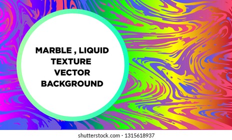 Mixture of acrylic paints. Liquid marble texture. Fluid art. Applicable for design cover, presentation, invitation, flyer, annual report, poster and business card, desing packaging - Vector