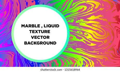 Mixture of acrylic paints. Liquid marble texture. Fluid art. Applicable for design cover, presentation, invitation, flyer, annual report, poster and business card, desing packaging - Vector