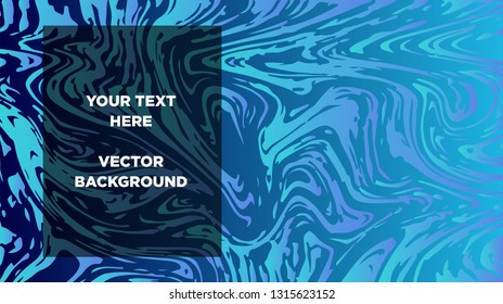 Mixture of acrylic paints. Liquid marble texture. Fluid art. Applicable for design cover, presentation, invitation, flyer, annual report, poster and business card, desing packaging - Vector