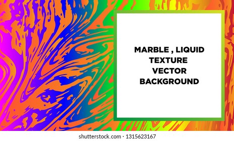 Mixture of acrylic paints. Liquid marble texture. Fluid art. Applicable for design cover, presentation, invitation, flyer, annual report, poster and business card, desing packaging - Vector