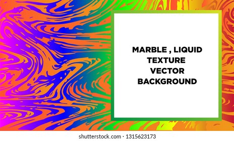 Mixture of acrylic paints. Liquid marble texture. Fluid art. Applicable for design cover, presentation, invitation, flyer, annual report, poster and business card, desing packaging - Vector