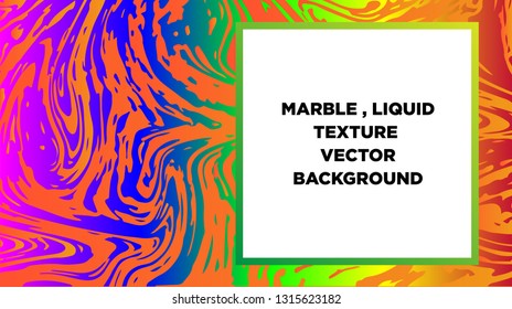 Mixture of acrylic paints. Liquid marble texture. Fluid art. Applicable for design cover, presentation, invitation, flyer, annual report, poster and business card, desing packaging - Vector