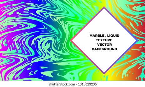 Mixture of acrylic paints. Liquid marble texture. Fluid art. Applicable for design cover, presentation, invitation, flyer, annual report, poster and business card, desing packaging - Vector