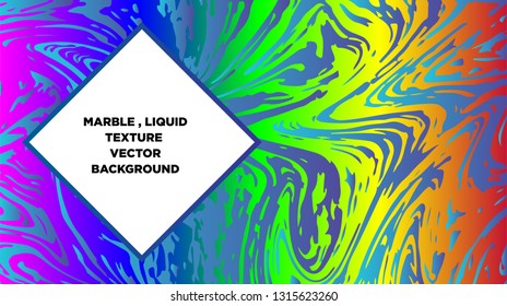 Mixture of acrylic paints. Liquid marble texture. Fluid art. Applicable for design cover, presentation, invitation, flyer, annual report, poster and business card, desing packaging - Vector