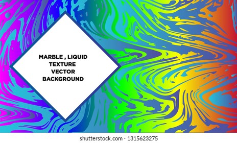 Mixture of acrylic paints. Liquid marble texture. Fluid art. Applicable for design cover, presentation, invitation, flyer, annual report, poster and business card, desing packaging - Vector