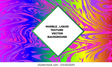 Mixture of acrylic paints. Liquid marble texture. Fluid art. Applicable for design cover, presentation, invitation, flyer, annual report, poster and business card, desing packaging - Vector