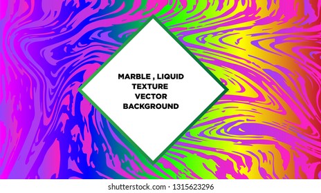 Mixture of acrylic paints. Liquid marble texture. Fluid art. Applicable for design cover, presentation, invitation, flyer, annual report, poster and business card, desing packaging - Vector