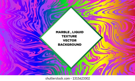 Mixture of acrylic paints. Liquid marble texture. Fluid art. Applicable for design cover, presentation, invitation, flyer, annual report, poster and business card, desing packaging - Vector