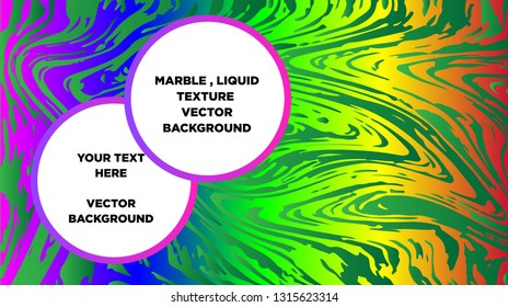 Mixture of acrylic paints. Liquid marble texture. Fluid art. Applicable for design cover, presentation, invitation, flyer, annual report, poster and business card, desing packaging - Vector