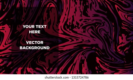 Mixture of acrylic paints. Liquid marble texture. Fluid art. Applicable for design cover, presentation, invitation, flyer, annual report, poster and business card, desing packaging - Vector