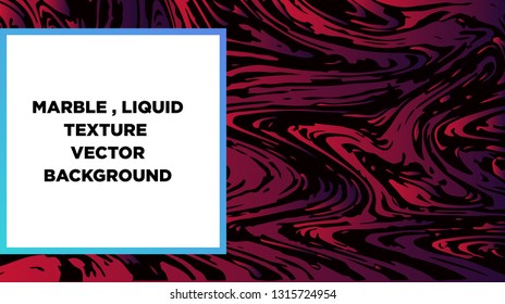 Mixture of acrylic paints. Liquid marble texture. Fluid art. Applicable for design cover, presentation, invitation, flyer, annual report, poster and business card, desing packaging - Vector