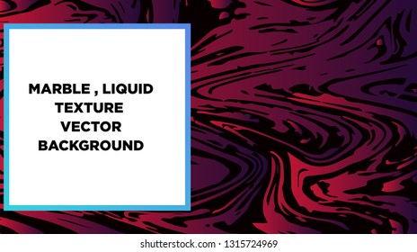 Mixture of acrylic paints. Liquid marble texture. Fluid art. Applicable for design cover, presentation, invitation, flyer, annual report, poster and business card, desing packaging - Vector