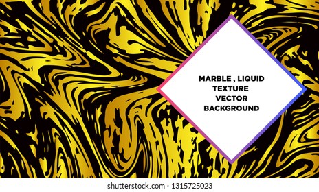 Mixture of acrylic paints. Liquid marble texture. Fluid art. Applicable for design cover, presentation, invitation, flyer, annual report, poster and business card, desing packaging - Vector