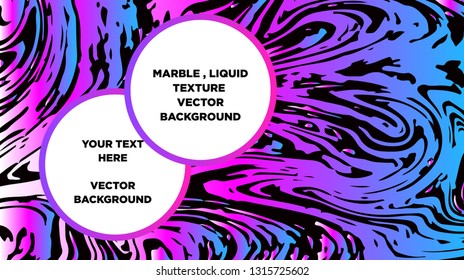 Mixture of acrylic paints. Liquid marble texture. Fluid art. Applicable for design cover, presentation, invitation, flyer, annual report, poster and business card, desing packaging - Vector