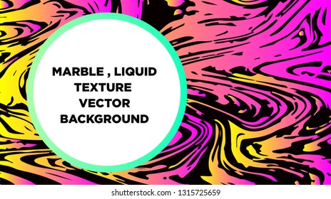 Mixture of acrylic paints. Liquid marble texture. Fluid art. Applicable for design cover, presentation, invitation, flyer, annual report, poster and business card, desing packaging - Vector
