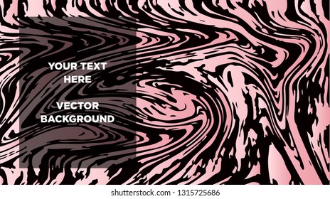 Mixture of acrylic paints. Liquid marble texture. Fluid art. Applicable for design cover, presentation, invitation, flyer, annual report, poster and business card, desing packaging - Vector