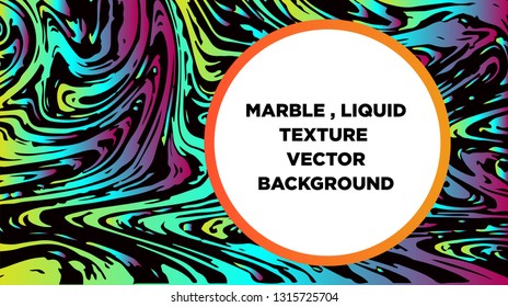 Mixture of acrylic paints. Liquid marble texture. Fluid art. Applicable for design cover, presentation, invitation, flyer, annual report, poster and business card, desing packaging - Vector