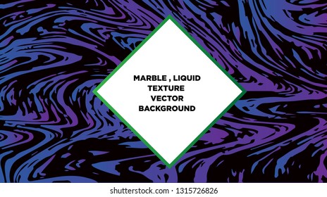 Mixture of acrylic paints. Liquid marble texture. Fluid art. Applicable for design cover, presentation, invitation, flyer, annual report, poster and business card, desing packaging - Vector