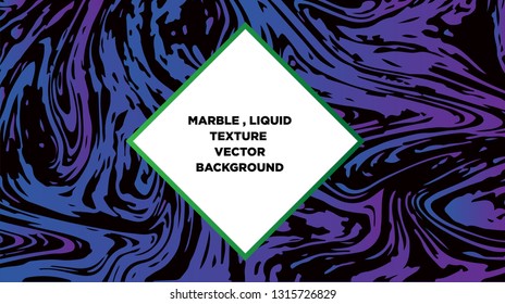 Mixture of acrylic paints. Liquid marble texture. Fluid art. Applicable for design cover, presentation, invitation, flyer, annual report, poster and business card, desing packaging - Vector