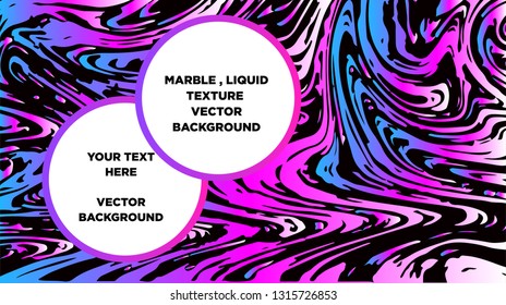 Mixture of acrylic paints. Liquid marble texture. Fluid art. Applicable for design cover, presentation, invitation, flyer, annual report, poster and business card, desing packaging - Vector