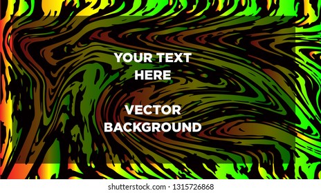 Mixture of acrylic paints. Liquid marble texture. Fluid art. Applicable for design cover, presentation, invitation, flyer, annual report, poster and business card, desing packaging - Vector