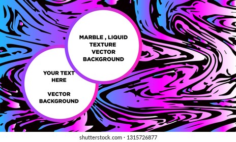 Mixture of acrylic paints. Liquid marble texture. Fluid art. Applicable for design cover, presentation, invitation, flyer, annual report, poster and business card, desing packaging - Vector