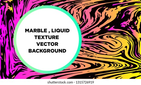 Mixture of acrylic paints. Liquid marble texture. Fluid art. Applicable for design cover, presentation, invitation, flyer, annual report, poster and business card, desing packaging - Vector